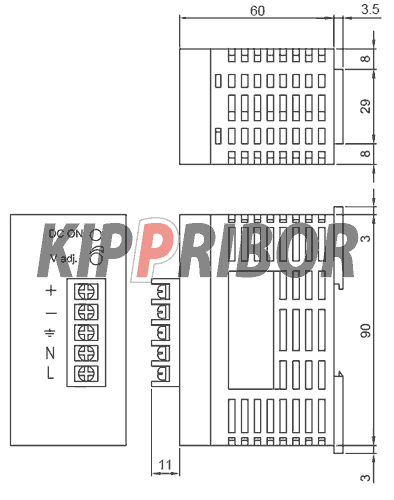 KIPPRIBOR серии WBP — Блоки питания 10