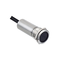 MEYERTEC MT-OS9119D10BNG — Переключатель оптический, D19 мм, подсветка точкой (-/зеленая), NO, возврат, NPN, 24В DC, IP65