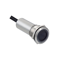 MEYERTEC MT-OS9122D10BNG — Переключатель оптический, D22 мм, подсветка точкой (-/зеленая), NO, возврат, NPN, 24В DC, IP65