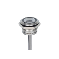 MEYERTEC MT-OS921910NNG — Переключатель оптический с подсветкой (-,зеленая), D19 мм, NO, возврат, NPN, 24В DC, IP68