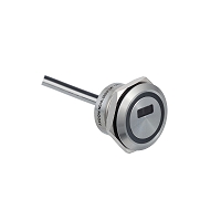MEYERTEC MT-OS921910NNG — Переключатель оптический с подсветкой (-,зеленая), D19 мм, NO, возврат, NPN, 24В DC, IP68