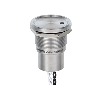 MEYERTEC MT-PS22Z10ZNG — Пьезокнопка, D22 мм, подсветка точкой (-/зеленая), NO, с фиксацией, 24В AC/DC, IP68