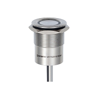 MEYERTEC MT-TS2201BGR — Кнопка сенсорная с подсветкой (зеленая/красная), D22 мм, NC, возврат, NPN, 24В DC, IP68