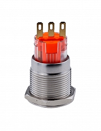 MEYERTEC MT67-F11 — Кнопка без подсветки, с фиксацией, 1NO+1NC, IP67