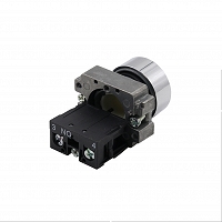 MEYERTEC MTB2-BAF11 — Кнопка плоская белая, 1NO, IP67, металл