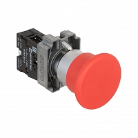 MEYERTEC MTB2-BCZ124 — Кнопка грибовидная 1NC без фиксации, красный, 40 мм, металл