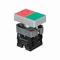 Кнопка двойная 1NO+1NC, плоский толкатель MEYERTEC MTB2-BLZ1583