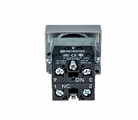MEYERTEC MTB2-BLZ1583 — Кнопка двойная 1NO+1NC, плоский толкатель