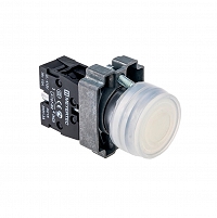 MEYERTEC MTB2-BPZ111 — Кнопка в кожухе, белая 1NO