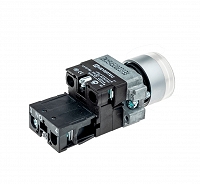 MEYERTEC MTB2-BW3163 — Кнопка с подсветкой белая 220V 1NO