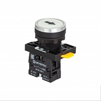 MEYERTEC MTB2-EA12561 — Кнопка плоская белая, маркировка "стрелка вверх", 1NO, IP54, пластик