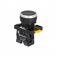 MEYERTEC MTB2-EAZ112 — Кнопка плоская черная, 1NO, IP54, пластик