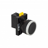 MEYERTEC MTB2-EAZ112 — Кнопка плоская черная, 1NO, IP54, пластик