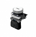 Кнопка плоская белая, маркировка 'стрелка вверх', 1NO, IP65, металл MEYERTEC MTB4-BA12551