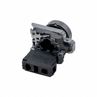 MEYERTEC MTB4-BA12551 — Кнопка плоская белая, маркировка "стрелка вверх", 1NO, IP65, металл