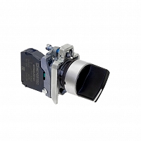 MEYERTEC MTB4-BD21 — Переключатель на 2 положения с фиксацией, короткая ручка, 1NO, IP65, металл