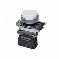 Кнопка выступающая белая, 1NO, IP65, металл MEYERTEC MTB4-BL11