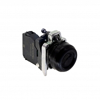 MEYERTEC MTB4-BP21 — Кнопка черная в кожухе, 1NO, IP66, металл