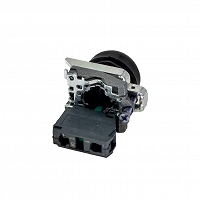 MEYERTEC MTB4-BP21 — Кнопка черная в кожухе, 1NO, IP66, металл