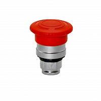 MEYERTEC MTB4-BS54C — Головка кнопки, грибовидная аварийной остановки, возврат поворотом, красная, 40 мм, IP65, металл