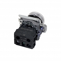MEYERTEC MTB4-BW31711 — Кнопка белая с подсветкой, 1NO, 24V AC/DC, IP65, металл