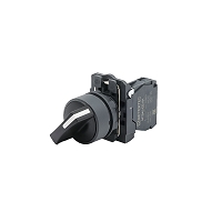MEYERTEC MTB5-AD21 — Переключатель на 2 положения с фиксацией, короткая ручка, 1NO, IP65, пластик