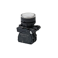 Кнопка белая с подсветкой, 1NO, 24V AC/DC, IP65, пластик MEYERTEC MTB5-AW31711