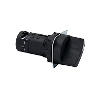 MEYERTEC MTB7-ED25 — Переключатель на 2 положения, с фиксацией, короткая ручка, 1NO+1NC, IP54, пластик