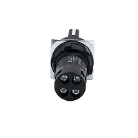 MEYERTEC MTB7-ED25 — Переключатель на 2 положения, с фиксацией, короткая ручка, 1NO+1NC, IP54, пластик