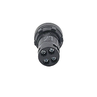 MEYERTEC MTB7-EW31616 — Кнопка белая выступающая с подсветкой, 1NO, 220V AC, IP54, пластик
