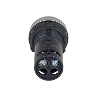 MEYERTEC MTB8-EA11 — Кнопка плоская белая, 1NO, IP65, пластик