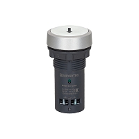 MEYERTEC MTB8-EA12561 — Кнопка плоская белая, маркировка "стрелка вверх", 1NO, IP65, пластик