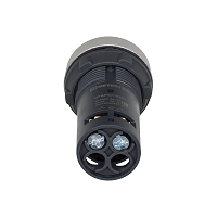 MEYERTEC MTB8-EA12561 — Кнопка плоская белая, маркировка "стрелка вверх", 1NO, IP65, пластик