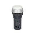 Кнопка белая выступающая, с возвратом, 1NO, IP65, пластик MEYERTEC MTB8-EL11