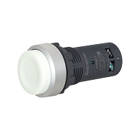 MEYERTEC MTB8-EL11 — Кнопка белая выступающая, с возвратом, 1NO, IP65, пластик