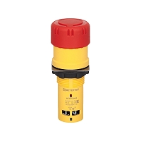 MEYERTEC MTB8-ES442 — Кнопка грибовидная красная, возврат поворотом c фиксацией, D30 мм, 1NC, IP65, пластик