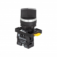 MEYERTEC MTB2-EDZ112 — Переключатель на 2 положения с фиксацией, короткая ручка, 1NO, IP54, пластик