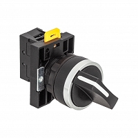 MEYERTEC MTB2-EDZ112 — Переключатель на 2 положения с фиксацией, короткая ручка, 1NO, IP54, пластик