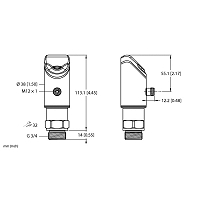 TURCK LUS211-130-51-LI2UPN8-H1141 — Ультразвуковой датчик приближения (уровня)
