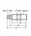 Ультразвуковой диффузионный датчик TURCK RU50U-S18-LI8X-H1141