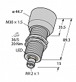 Ультразвуковой диффузионный датчик TURCK RU600U-M30E-LI8X2-H1151